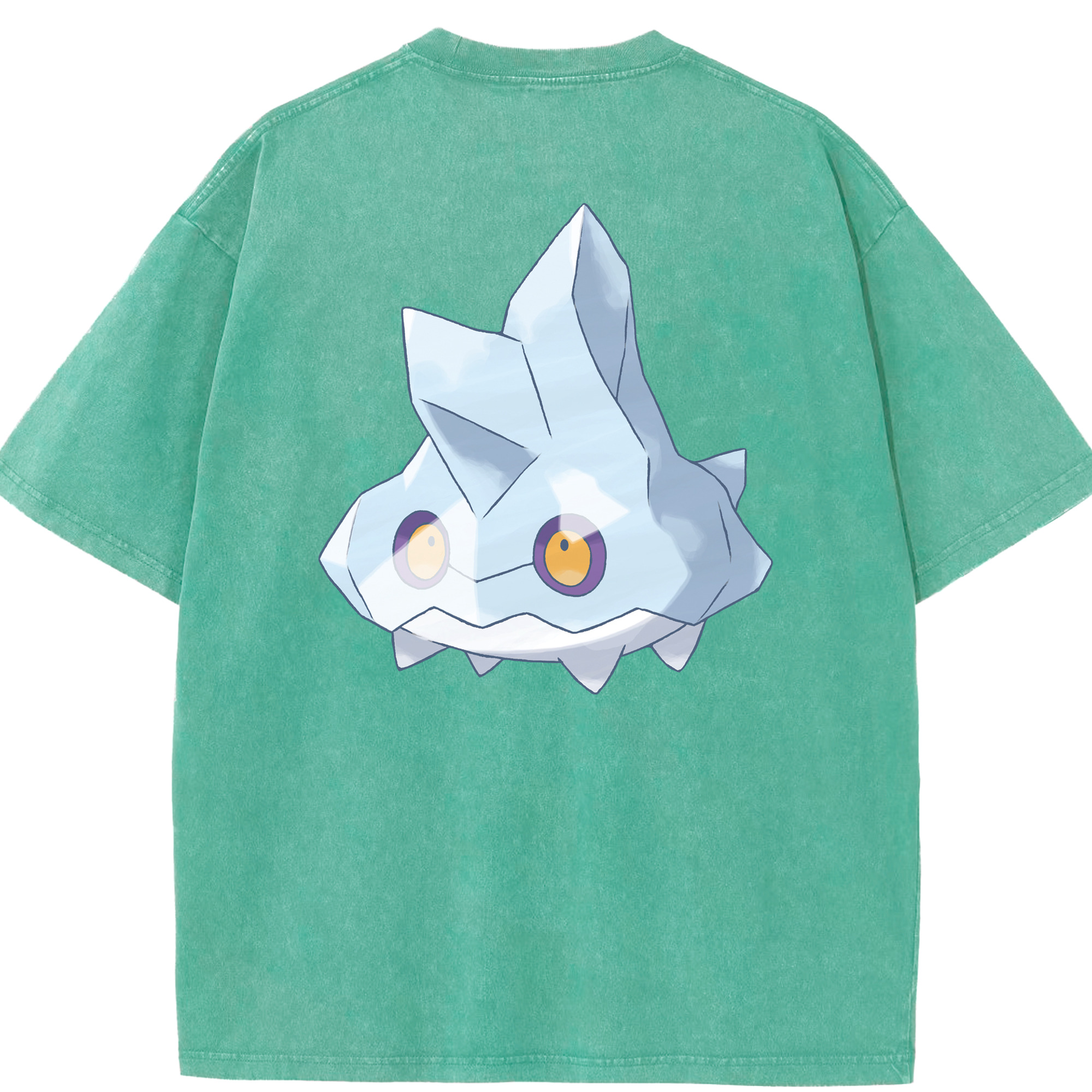 （画像用） ポケットモンスター Pokémon 綿100% ヴィンテージ風 半袖Tシャツ（背面プリント）